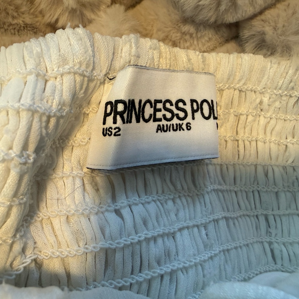 Princess Polly White Floral Lace dress - Picture 4 of 4